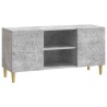 Meuble TV 102 x 34,5 x 50 cm Gris béton Bois d'ingénierie 626092626092