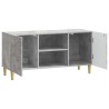 Meuble TV 102 x 34,5 x 50 cm Gris béton Bois d'ingénierie 626092626092