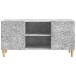 Meuble TV 102 x 34,5 x 50 cm Gris béton Bois d'ingénierie 626092626092