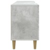 Meuble TV 102 x 34,5 x 50 cm Gris béton Bois d'ingénierie 626092626092