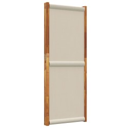 Cloison de séparation 3 panneaux gris clair 210x180 cm 626095626095