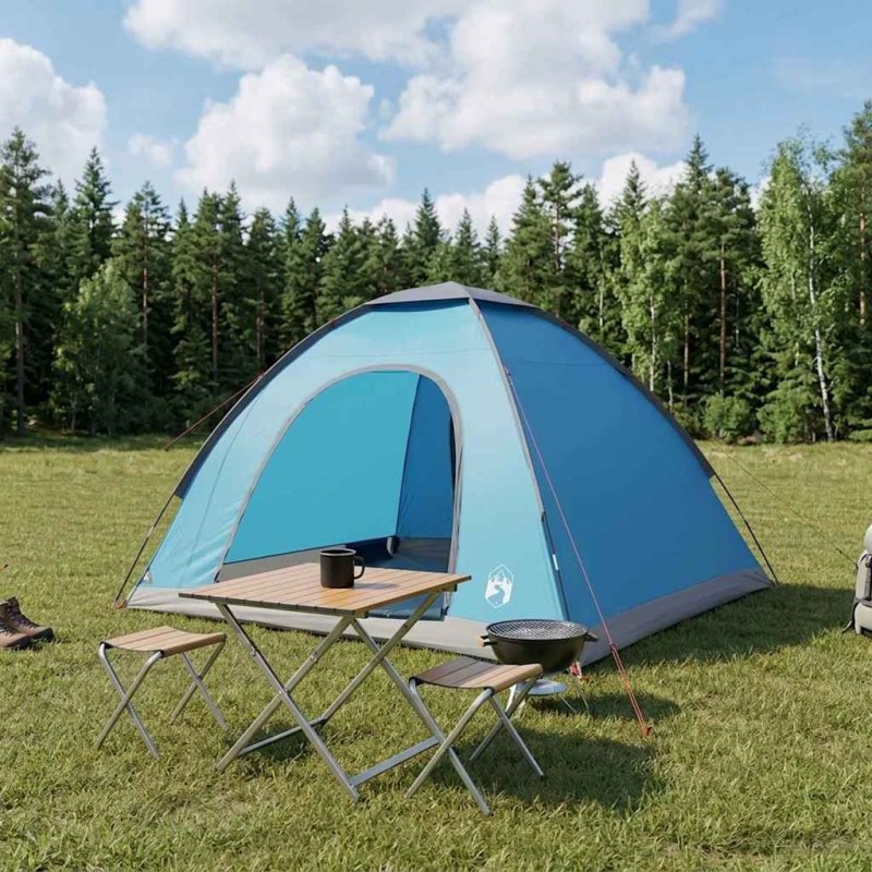 Tente de camping avec toit avec évent Bleu 275 x 215 x 125 cm 626096626096