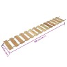 Rouleau de decking Naturel 35 x 300 cm Bois de pin imprégné 626097626097