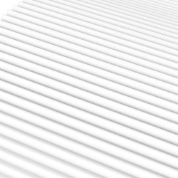 Matelas en mousse blanc 140x210 cm dureté H2 H3 626099626099