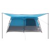 Tente familiale Bleu 500 x 400 x 230 cm Polyester et Acier 626116626116