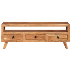 Meuble TV 110x30x40 cm Bois d'acacia massif 626118626118