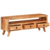 Meuble TV 110x30x40 cm Bois d'acacia massif 626118626118