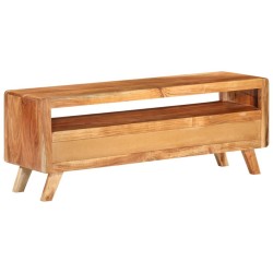 Meuble TV 110x30x40 cm Bois d'acacia massif 626118626118