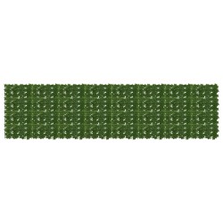 Écran de balcon avec feuilles Vert 400 x 100 cm 626119626119