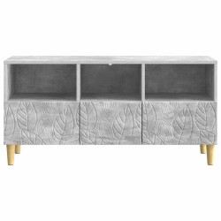 Meuble TV 102 x 34,5 x 50 cm Gris béton Bois d'ingénierie 626125626125