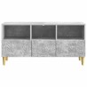 Meuble TV 102 x 34,5 x 50 cm Gris béton Bois d'ingénierie 626125626125