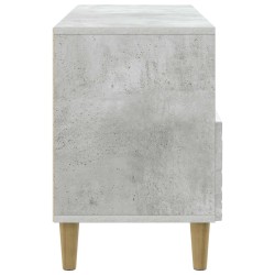 Meuble TV 102 x 34,5 x 50 cm Gris béton Bois d'ingénierie 626125626125