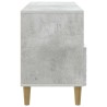 Meuble TV 102 x 34,5 x 50 cm Gris béton Bois d'ingénierie 626125626125