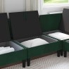 Canapé moyen avec rangement Vert foncé Velours 626129626129