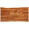 Table à manger 160x80x75 cm bois d'acacia solide à bord vif 626134626134