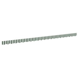 Remplacement de lambrequin Vert et blanc 480 x 20 cm Polyester 626135626135