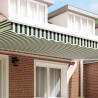 Remplacement de lambrequin Vert et blanc 480 x 20 cm Polyester 626135626135
