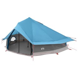 Tente Tipi avec toit Bleu 800 x 800 x 430 cm Polyester et Acier 626143626143
