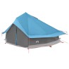 Tente Tipi avec toit Bleu 800 x 800 x 430 cm Polyester et Acier 626143626143