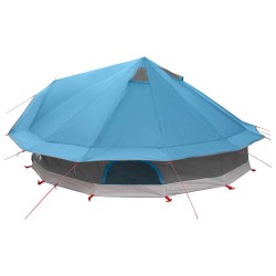 Tente Tipi avec toit Bleu 800 x 800 x 430 cm Polyester et Acier 626143626143