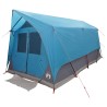 Tente tunnel avec toit Bleu 8 personnes Polyester et Acier 626145626145