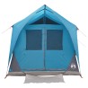 Tente tunnel avec toit Bleu 8 personnes Polyester et Acier 626145626145