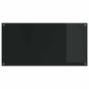 Crédence de cuisine 2 pcs Noir 120 x 60 cm verre trempé 626147626147
