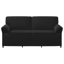 Sofa 3 places Noir 198 x 83 x 95 cm Velours 626148626148
