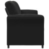 Sofa 3 places Noir 198 x 83 x 95 cm Velours 626148626148