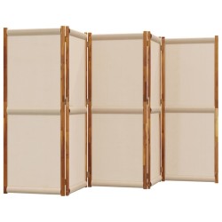 Cloison de séparation 5 panneaux taupe 350x180 cm 626150626150