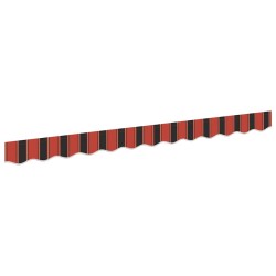 Remplacement de lambrequin Orange / Noir / Jaune 3 m Polyester 626155626155