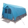 Tente tunnel avec toit Bleu 10 personnes Polyester et Acier 626157626157