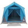 Tente tunnel avec toit Bleu 10 personnes Polyester et Acier 626157626157