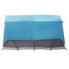 Tente tunnel avec toit Bleu 10 personnes Polyester et Acier 626157626157