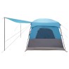 Tente familiale avec toit Bleu 320 x 210 x 180 cm Polyester 626167626167