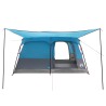 Tente familiale Bleu 420 x 305 x 200 cm Polyester et Acier 626168626168