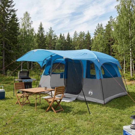 Tente tunnel Bleu 366 x 244 x 198 cm Polyester et Acier 626181626181