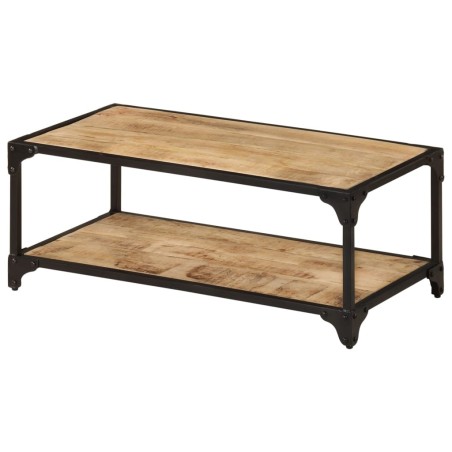 Table basse 90x45x35 cm Bois de manguier massif brut 626182626182
