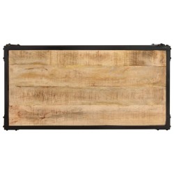 Table basse 90x45x35 cm Bois de manguier massif brut 626182626182