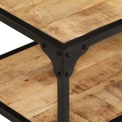 Table basse 90x45x35 cm Bois de manguier massif brut 626182626182