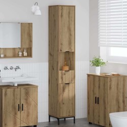 Cabinet de salle de bain Chêne artisanal 31,5 x 33 x 190 cm 626194626194