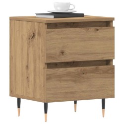 Cabinet de chevet 2 pc Chêne artisanal 40 x 35 x 50 cm 626199626199
