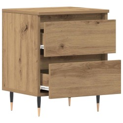 Cabinet de chevet 2 pc Chêne artisanal 40 x 35 x 50 cm 626199626199