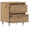 Cabinet de chevet 2 pc Chêne artisanal 40 x 35 x 50 cm 626199626199