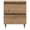 Cabinet de chevet 2 pc Chêne artisanal 40 x 35 x 50 cm 626199626199