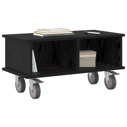 Meuble TV Chêne noir 68,5 x 35 x 35 cm Bois d'ingénierie 626200626200