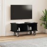 Meuble TV Chêne noir 68,5 x 35 x 35 cm Bois d'ingénierie 626200626200