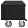 Meuble TV Chêne noir 68,5 x 35 x 35 cm Bois d'ingénierie 626200626200