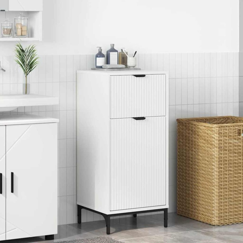 Cabinet de salle de bain avec tiroir Blanc 39,5 x 36 x 88 cm 626205626205