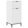 Cabinet de salle de bain avec tiroir Blanc 39,5 x 36 x 88 cm 626205626205